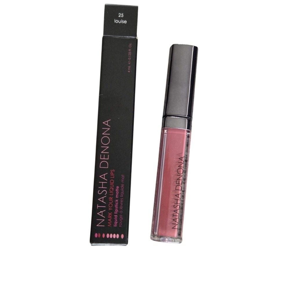 Natasha Denona Mark‎ Your Liquid Lips Matte Lipstick Louise #25 Rosy 4 mL NEW